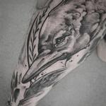 Tattoos - Black and Grey Sketchy Bird - 130488